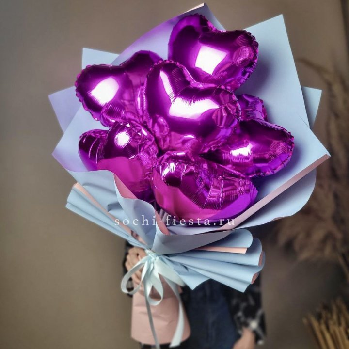 Букет из шаров сердец  в Нижнем Новгороде