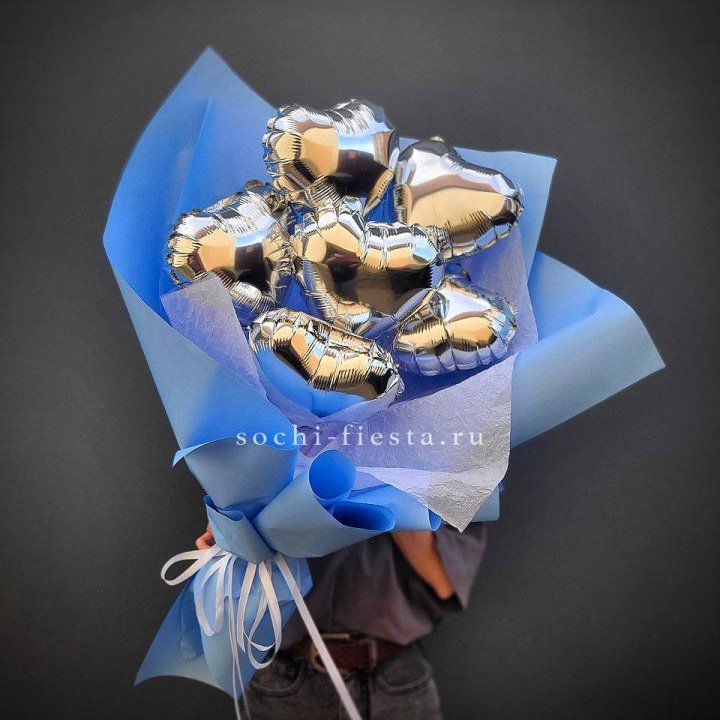 Букет из шаров сердец  №2 в Нижнем Новгороде