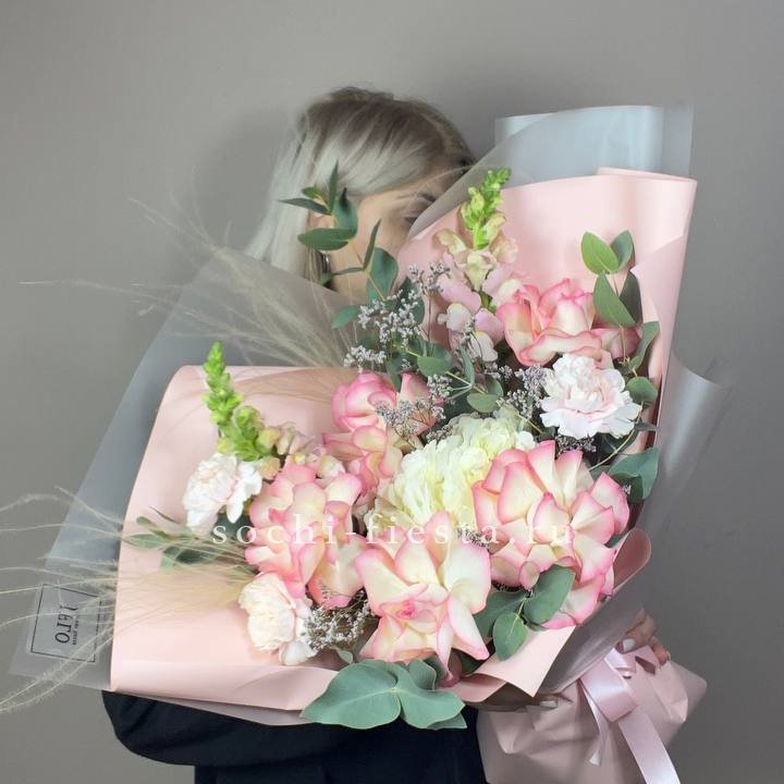  Букет  "Закат для неё" в Нижнем Новгороде