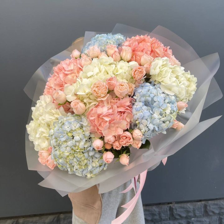 Дуо гортензии и бомбастик в Нижнем Новгороде