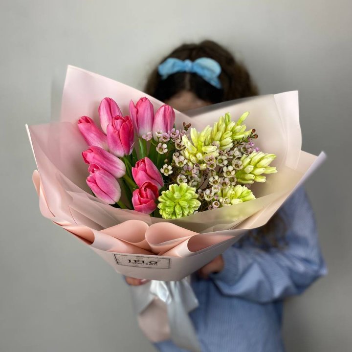  Дуо тюльпаны и гиацинты в Нижнем Новгороде