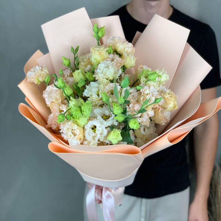 Букет эустом "Крем" в Нижнем Новгороде