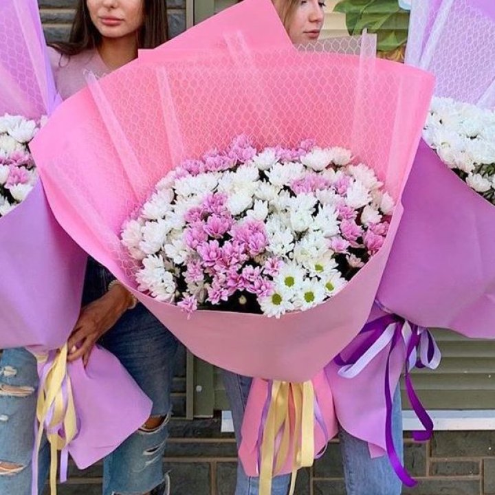 Букет хризантем №3 в Нижнем Новгороде