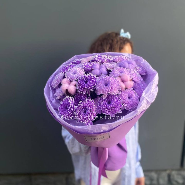 Хризантемы с хлопком в Нижнем Новгороде