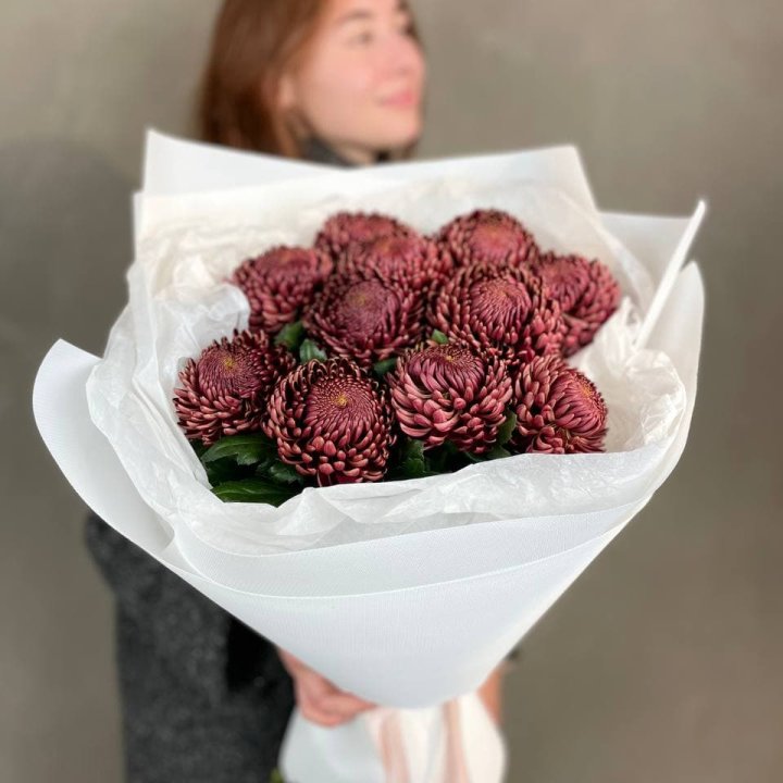 Букет хризантем "Касиопия" в Нижнем Новгороде