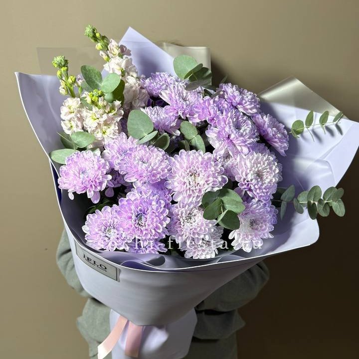 Дуо хризантема и маттиола в Нижнем Новгороде