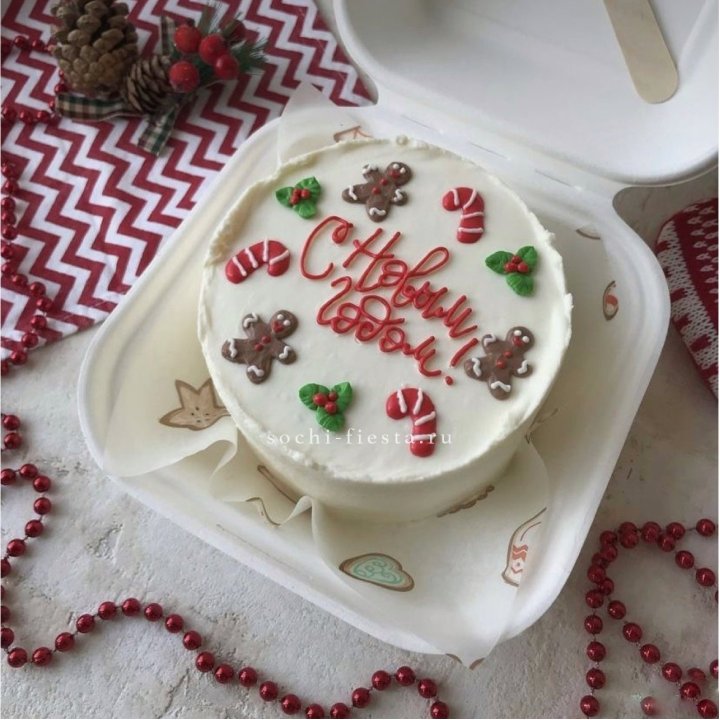 Бенто-торт "С Новым Годом!" в Нижнем Новгороде