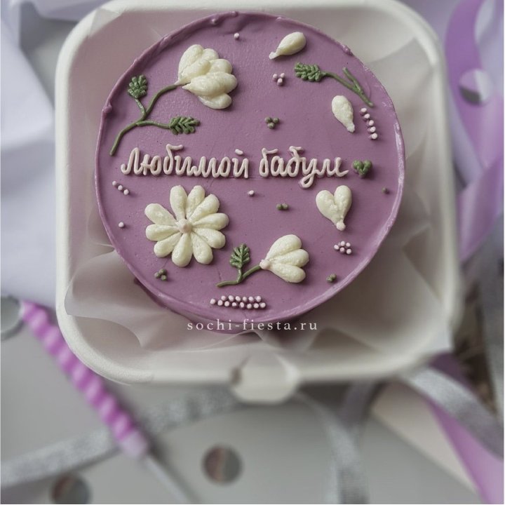 Бенто-торт "Любимой бабуле" в Нижнем Новгороде