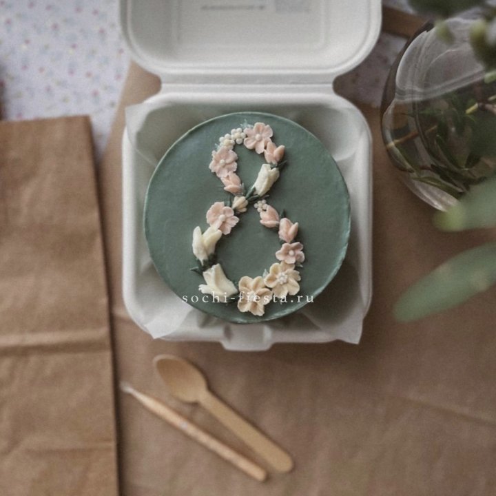 Бенто-торт "8 марта" green  в Нижнем Новгороде