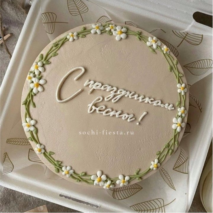 Бенто-торт "C праздником весны!"  в Нижнем Новгороде