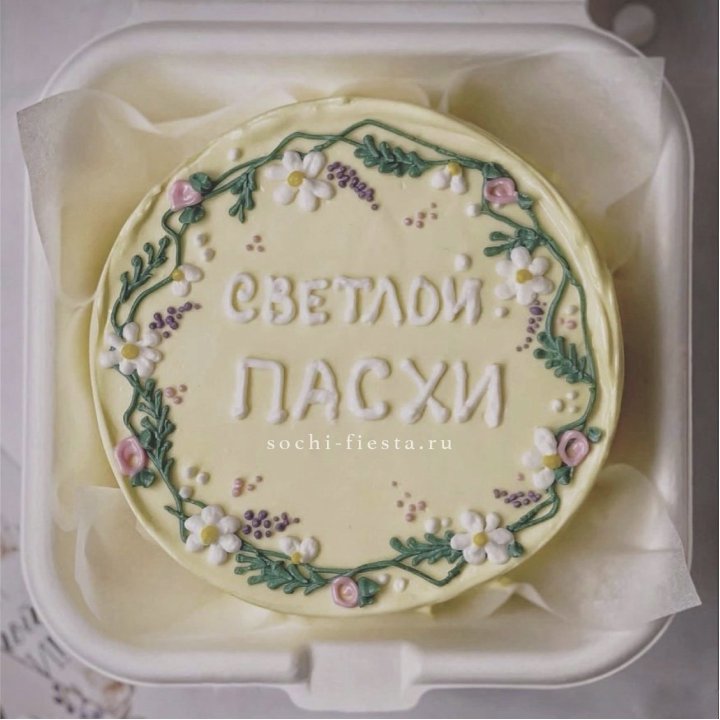 Бенто-торт "Светлой Пасхи" 2 в Нижнем Новгороде