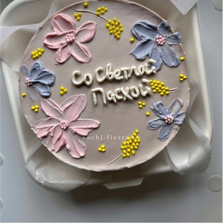 Бенто-торт "Светлой Пасхи" 3 в Нижнем Новгороде