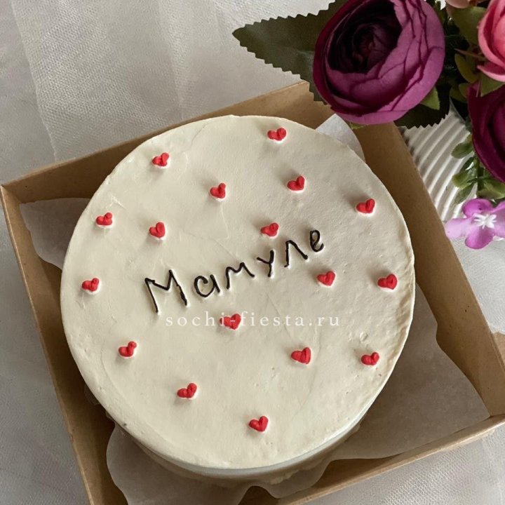 Бенто-торт "Мамуле" в Нижнем Новгороде