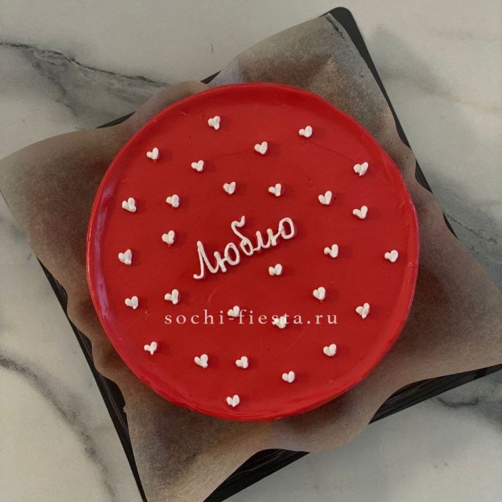Бенто-торт "Люблю" в Нижнем Новгороде