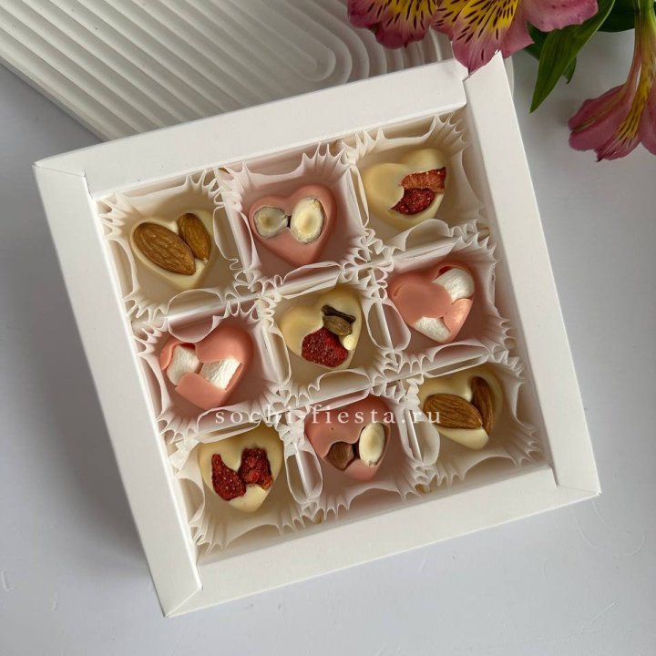 Набор конфет из бельгийского шоколада Сердца в Нижнем Новгороде
