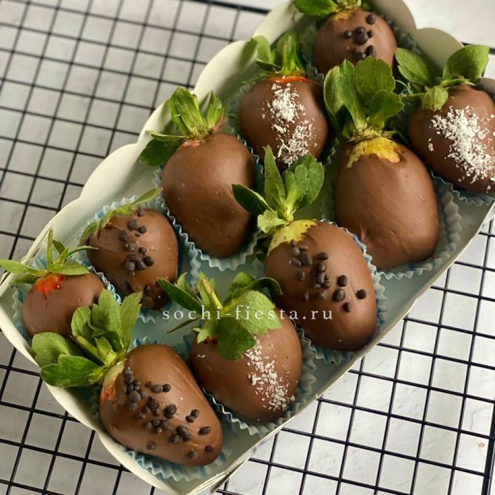 Клубника в шоколаде 10 ягод в Нижнем Новгороде