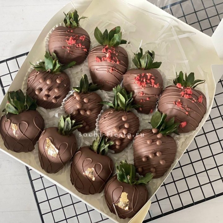 Клубника в шоколаде 12 ягод в Нижнем Новгороде
