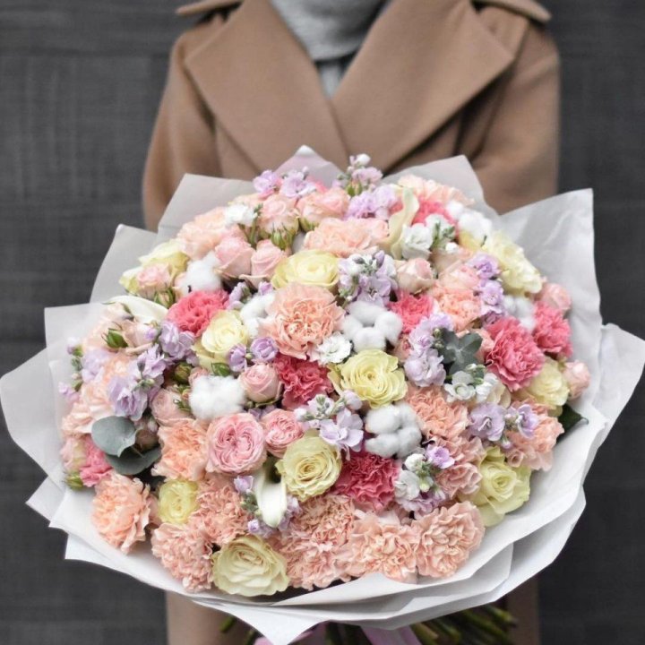 Макси-букет "Ванила" в Нижнем Новгороде