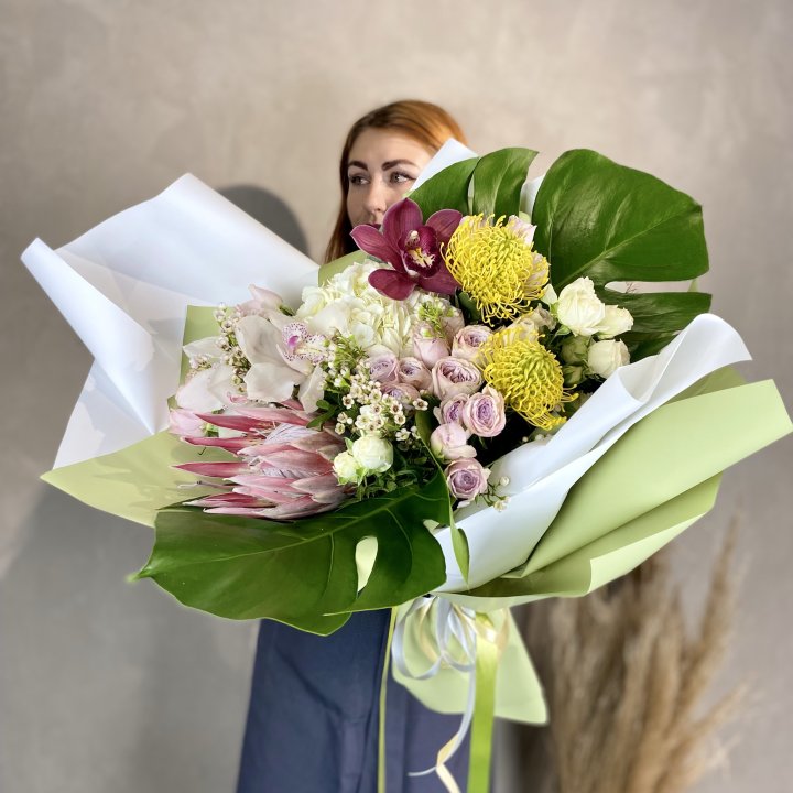 Дизайнерский букет экзотики в Нижнем Новгороде