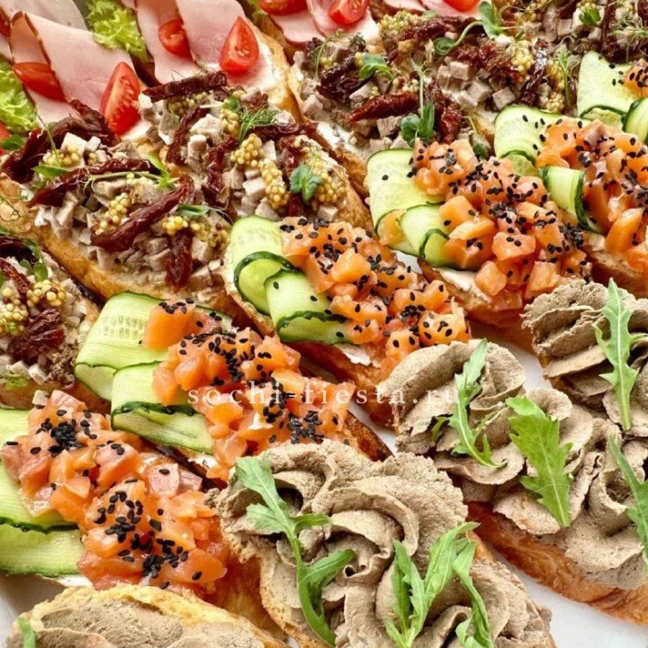 Брускетта "4 вкуса иксель" в Нижнем Новгороде