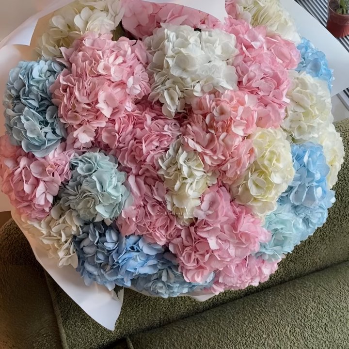 Букет гортензий микс в Нижнем Новгороде