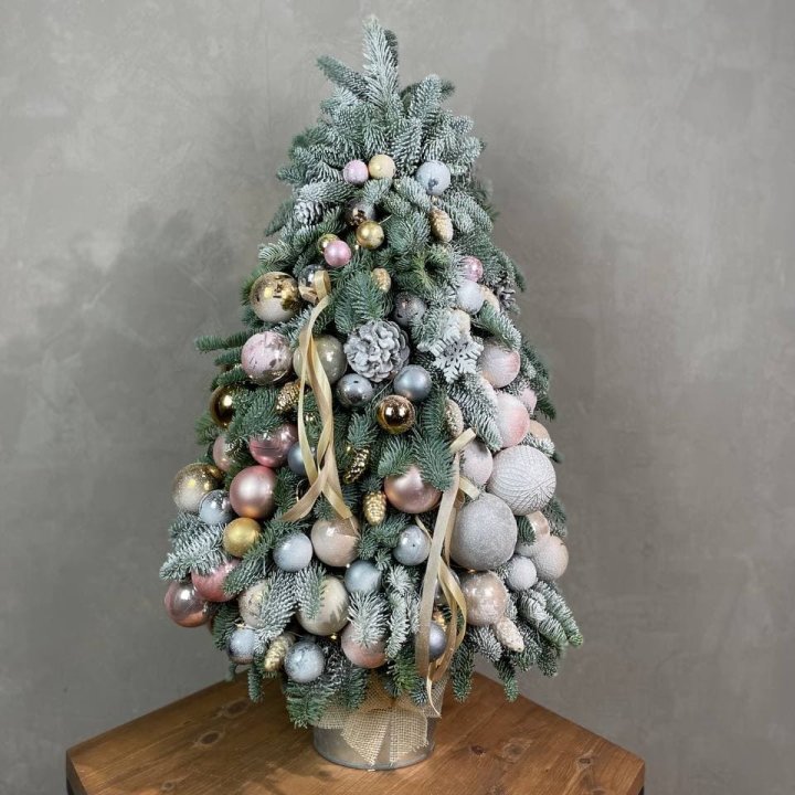 Новогодняя ёлка из веток датского нобилиса в Нижнем Новгороде