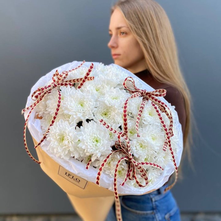 Букет "Хризантемы с любовью" в Нижнем Новгороде