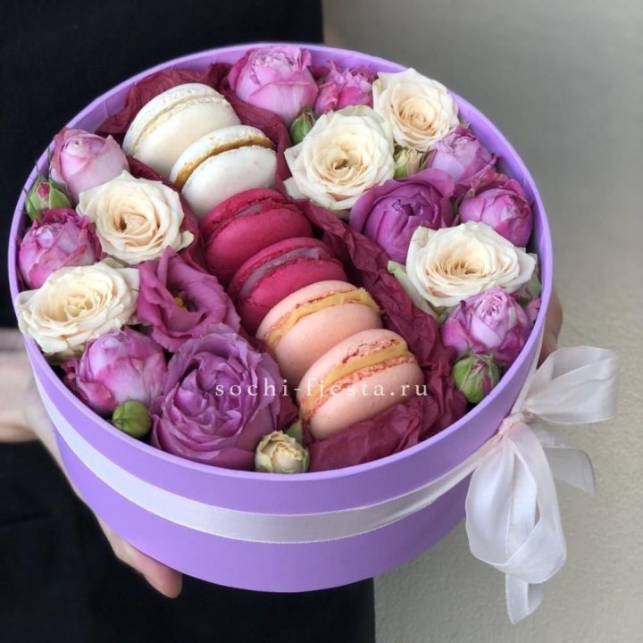 Цветочный бокс "Лаванди" в Нижнем Новгороде