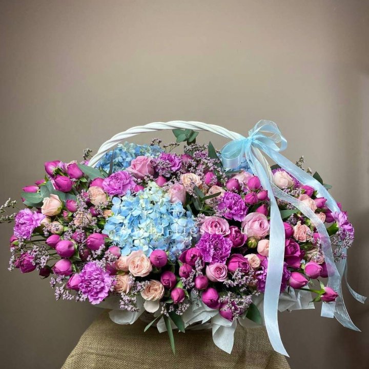 Авторская корзина "Лавандерия" в Нижнем Новгороде