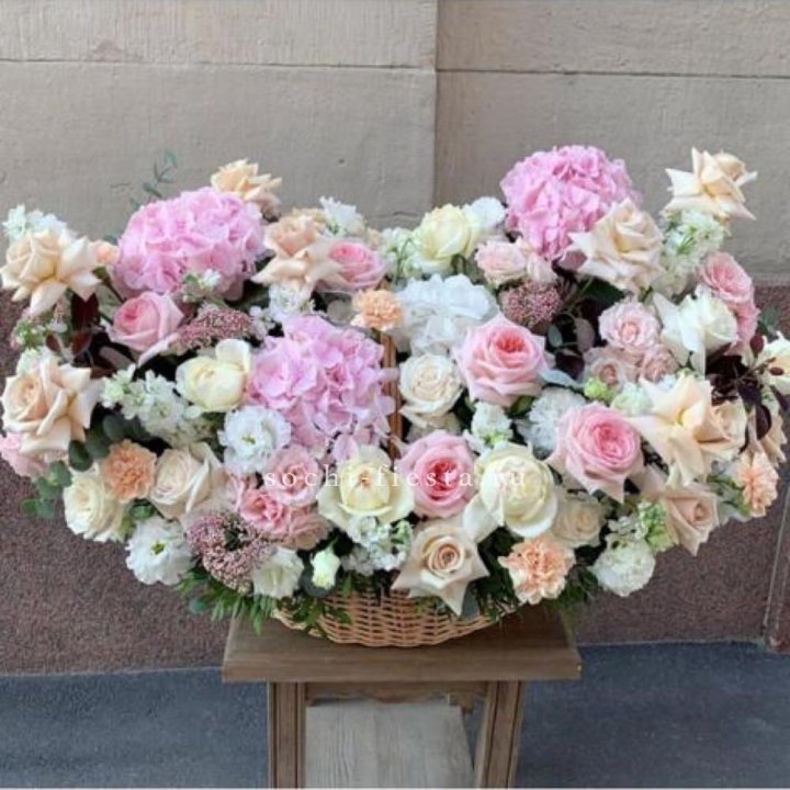 Цветочная корзина макси N2 в Нижнем Новгороде