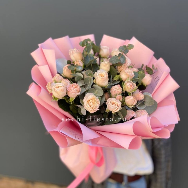 Букет пионовидных роз Cute Love в Нижнем Новгороде