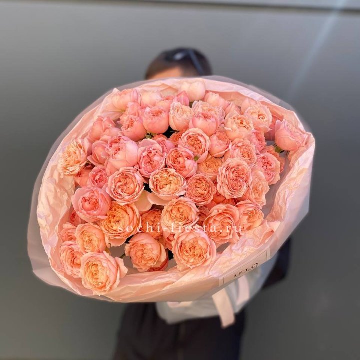 Букет из 21 пионовидной розы Джульетта в Нижнем Новгороде