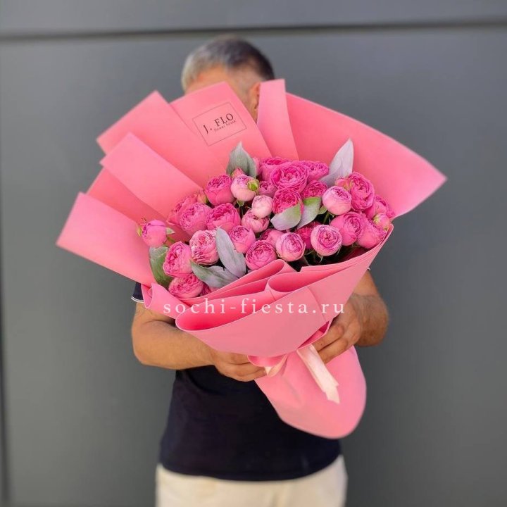Пионовидные розы баблс №2 с доставкой в Нижнем Новгороде