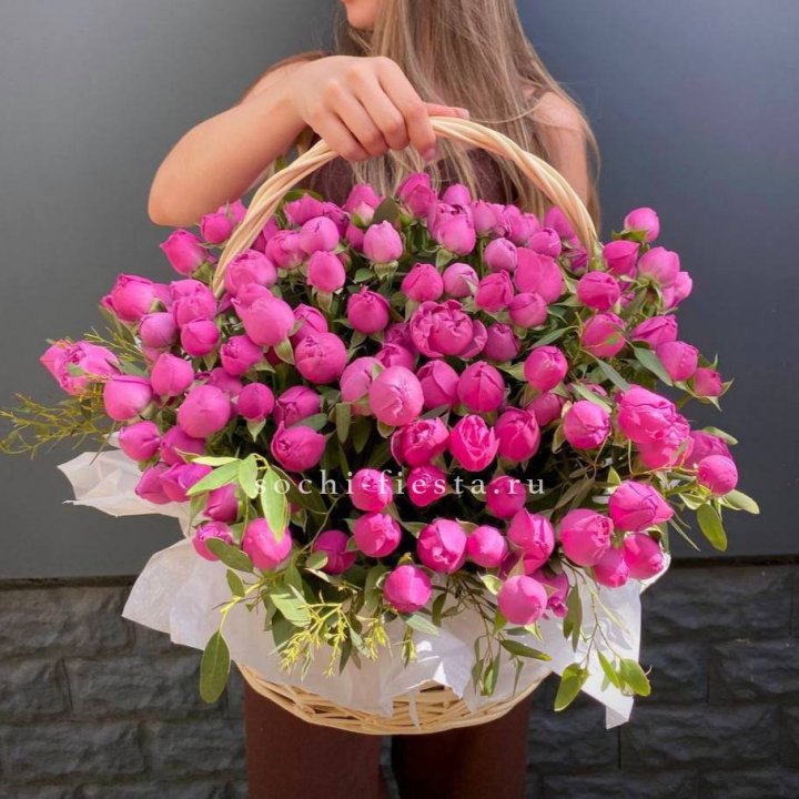 51 мисти баблс в корзине с доставкой в Нижнем Новгороде