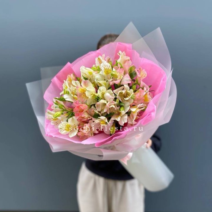 букет альстромерий "Черри" в Нижнем Новгороде