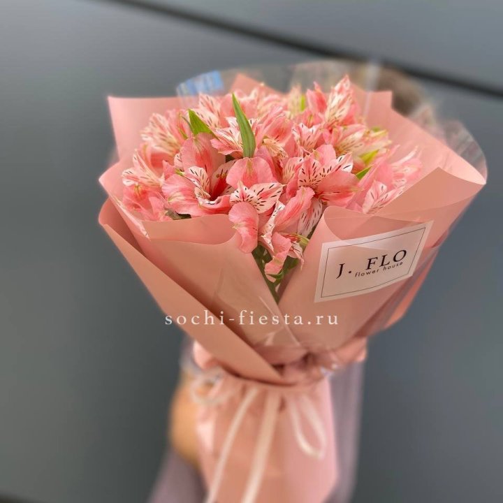 Букет альстромерий розовых в Нижнем Новгороде