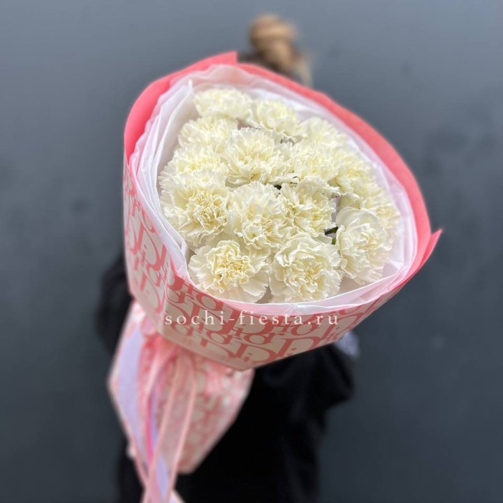 Белые диантусы №2 в Нижнем Новгороде