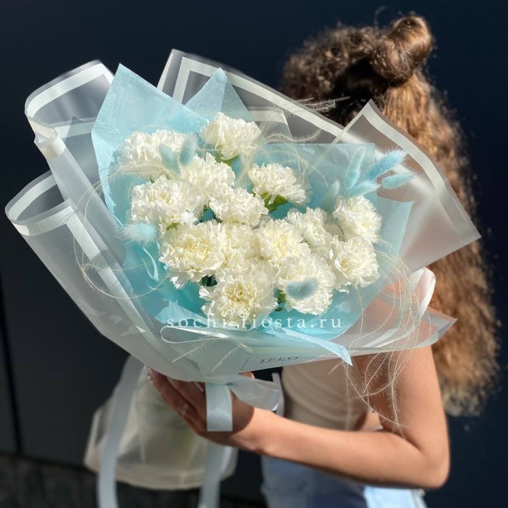 Воздушный букет из диантусов  в Нижнем Новгороде