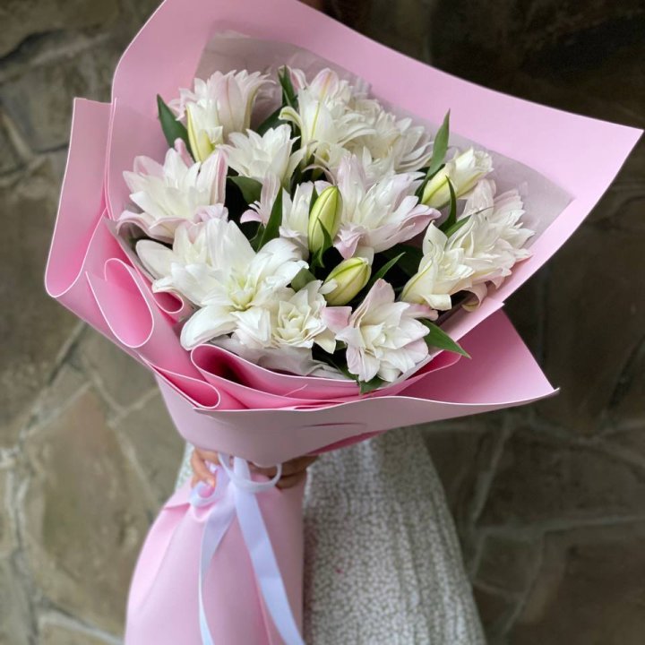 Букет пионовидных лилий №1 в Нижнем Новгороде