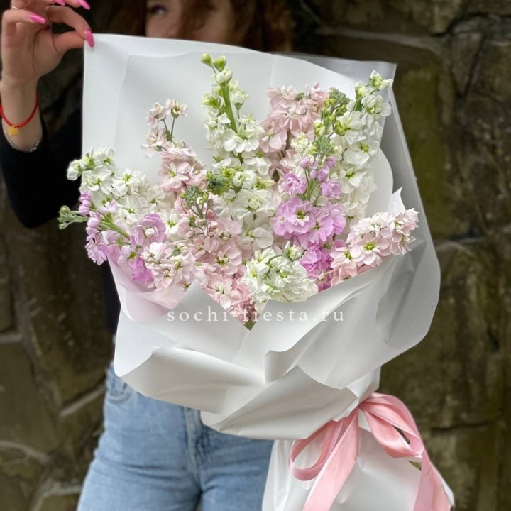 Букет маттиол №1 в Нижнем Новгороде