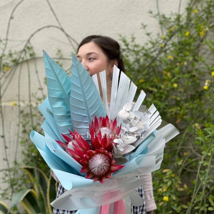 Букет из протеи "Клеопатра-2" в Нижнем Новгороде