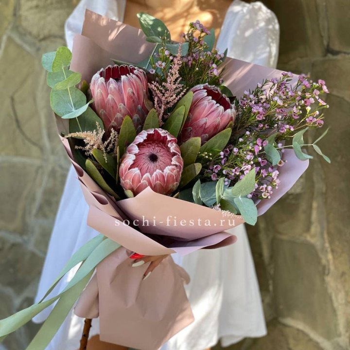 Букет из протеи "Клеопатра"  в Нижнем Новгороде