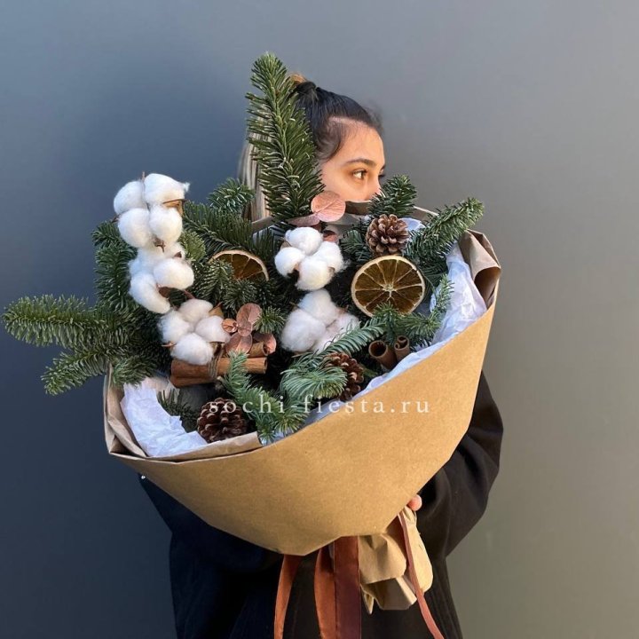 Зимний букет с нобилисом в Нижнем Новгороде