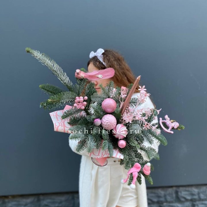 Композиция бокал розовый в Нижнем Новгороде