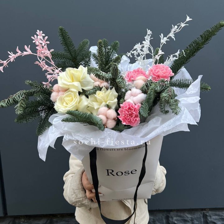 Цветочная сумка с нобилисом в Нижнем Новгороде