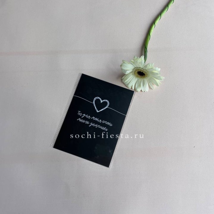 Открытка к букету "Ты для меня очень много значишь" в Нижнем Новгороде