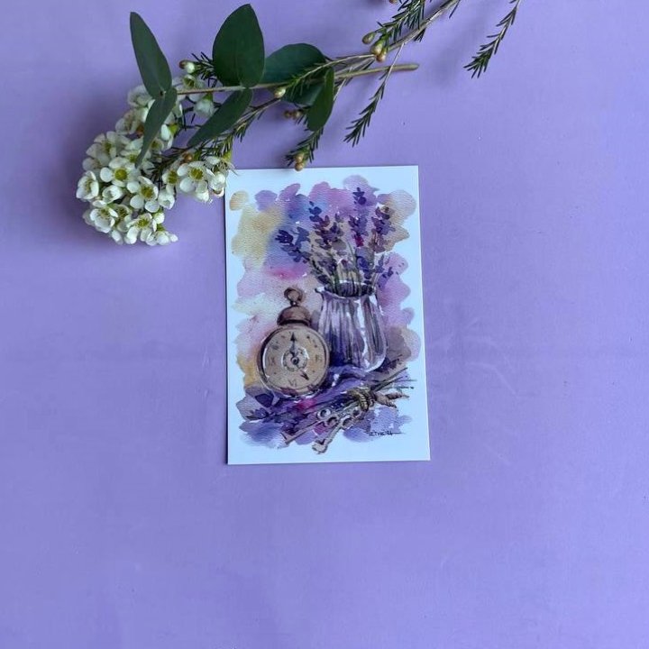 Открытка к букету "Часы" в Нижнем Новгороде