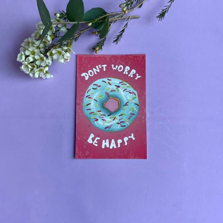 Открытка к букету "Не волнуйся..." в Нижнем Новгороде