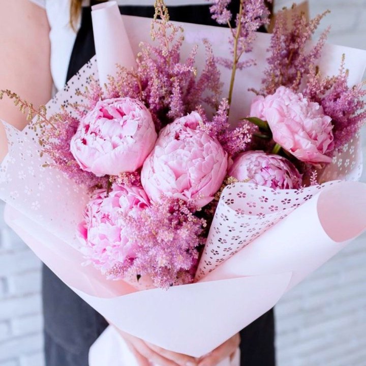 Букет пионов "Мелиса" в Нижнем Новгороде