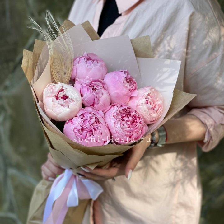 Букет пионов "Венди" в Нижнем Новгороде